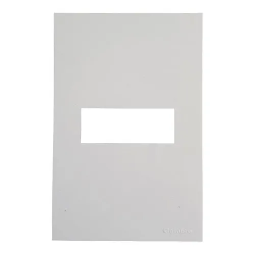 Tapa De Luz Lujo 1 Módulo Cambre Siglo Xxi Color Blanco