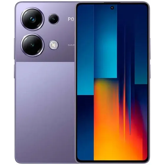 Smartphone Poco M6 Pro Global 8gb Negro 256gb - Con Color Lila