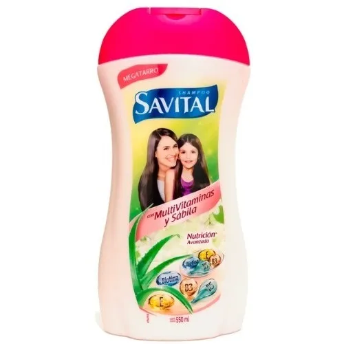 Shampoo Savital Mega Tarro Familiar 510ml