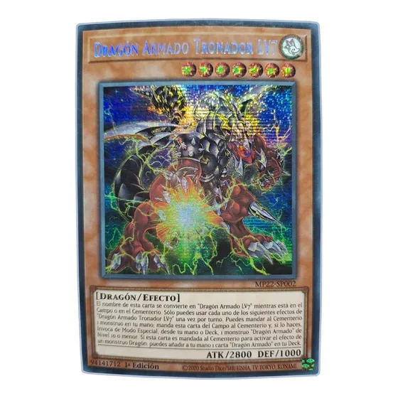 Yugi-oh! Armed Dragon Thunder Lv7 Mp22-en002 Secret  