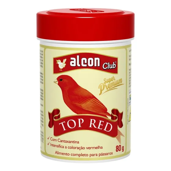 Alcon Top Red 80g Pigmento Vermelho C/ Cantaxantina
