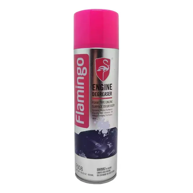 Desengrasante Para Motor En Spray 650ml. Marca Flamingo