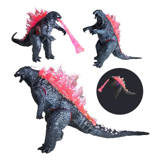 Godzilla Articulado Con Luz 14 Cm Alto Godzilla Articulado Con Luz 14 Cm Alto