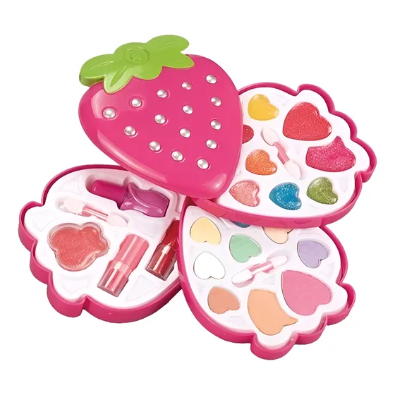 Kit Maquillaje Niña Juguete Cosmetico Accesorios Estuche