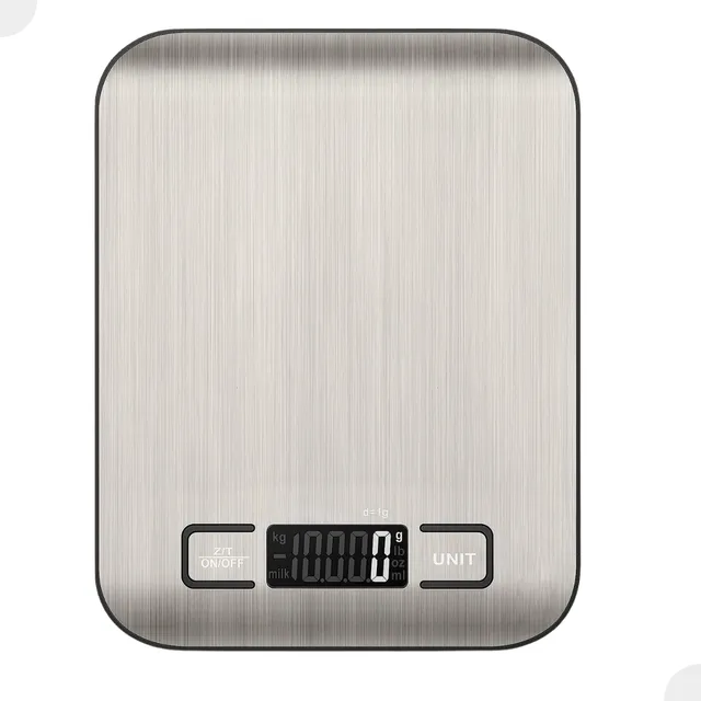 Balança De Cozinha Digital Inox Até 10kg Alimentos Portátil