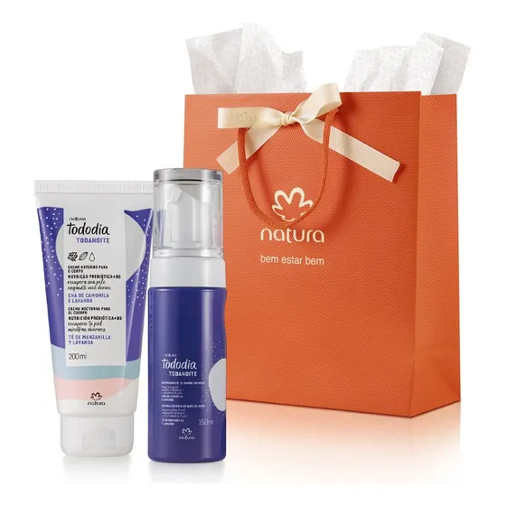 Pack Natura Todanoite Espuma De Baño+hidratante