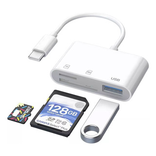 Adaptador Lector De Tarjetas Memoria Usb C Usb Tipo C 3 En 1 Adaptador Lector De Tarjetas Memoria Usb C Usb Tipo C 3 En 1