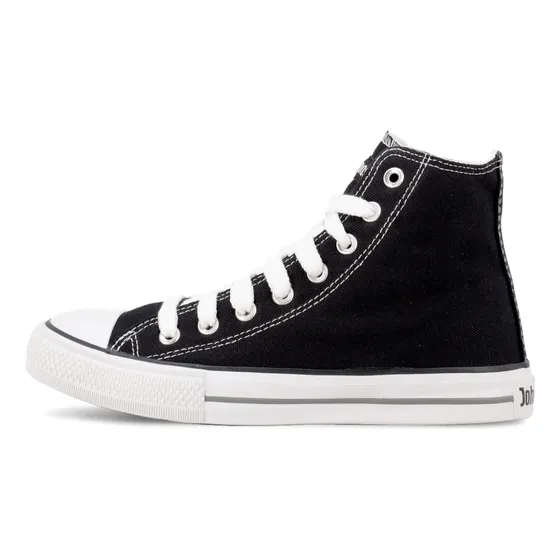 Zapatilla Botita Lona John Foos Lona Color Negro 184
