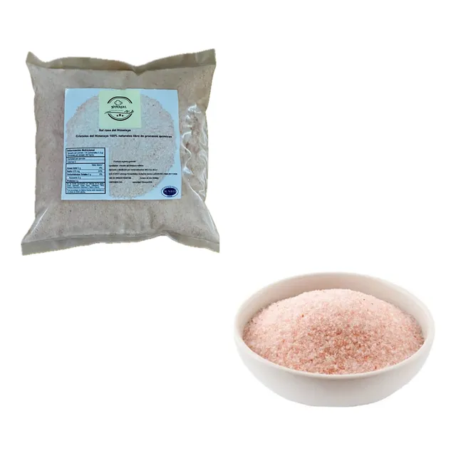 Sal Rosa Del Himalaya Molida Orgánica Natural 1 Kilogramo