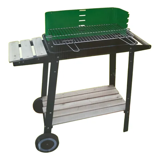 Parrilla Asador Carrne Bbq Rectangular De Carbón