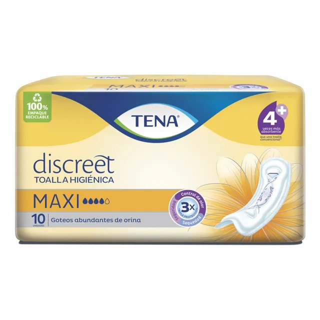 Toalla Higiénica Tena Discreet Maxi X 10u
