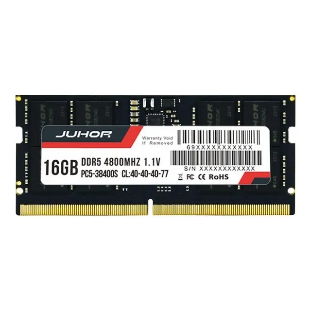 Memoria Ram Portátil Juhor Ddr5 Cl40 16gb 4800mt/s