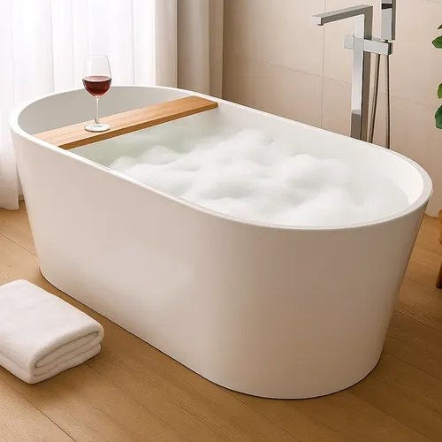 Kit Banheira Freestanding Venezza 1.50m C/misturador Cromado
