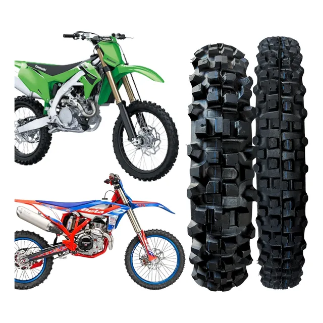 Conjunto Pneu 100/100-18 + 90/90-21 Nx 125 150 200 Trakmaste