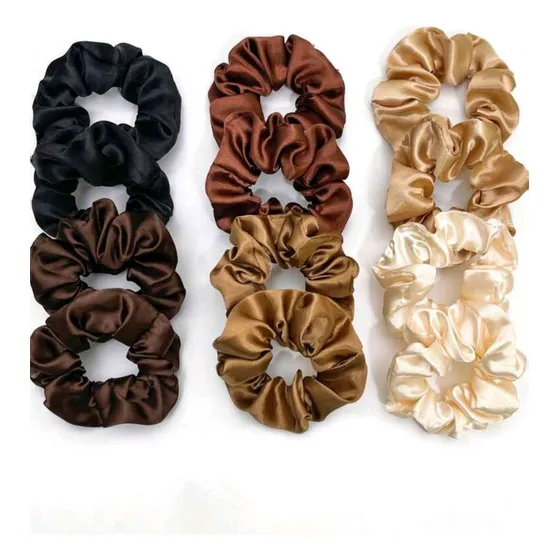 Scrunchies - Colas - Moñeras - Pack De 12 Uds
