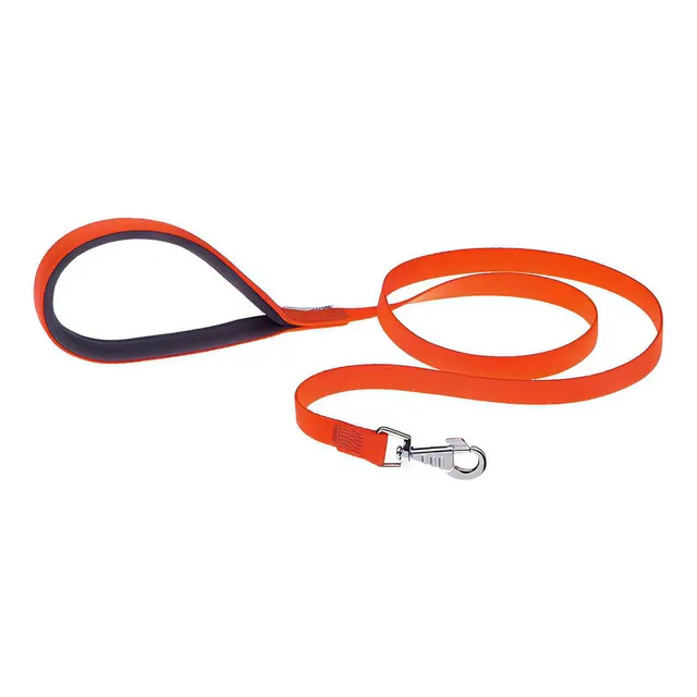 Guía antiabrasión Daytona de nailon para perros, G25/120, Ferplast, color naranja