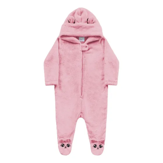 Enterito Bebe Plush Con Capucha - Gepettos - 1004