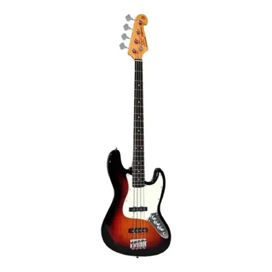Bajo Electrico Sx Jazz Bass Sjb62 Sunburst 4c Funda Color Marrón
