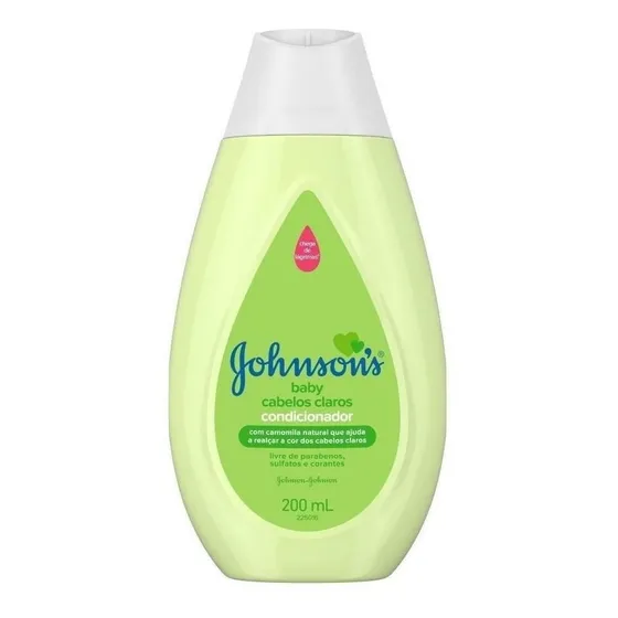 Acondicionador Johnson's Baby Cabello Claro de manzanilla en botella de 200mL de 200g por 1 unidad