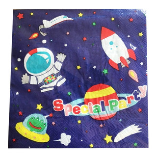 Servilleta Astronauta Espacio Planeta Cohete Fiesta Estrella Servilleta Astronauta Espacio Planeta Cohete Fiesta Estrella