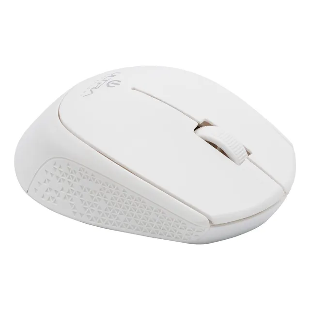 Mouse Inalambrico Ultra Technology Banda 2.4ghz Usb Optico Color Blanco