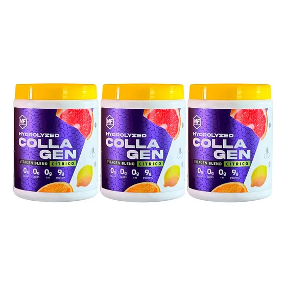 Nf Nutrition X3 Colágeno Hydrolizado Suplemento Cítrico 240g