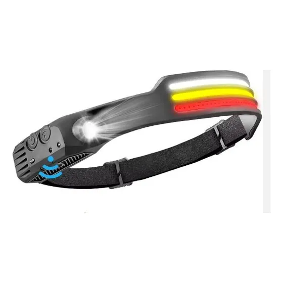 Linterna De Cabeza Recargable Led Con Sensor  Camping