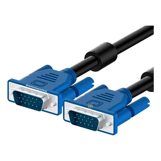 Cable Vga Macho Macho 10 Metros De Largo 15 Pin Doble Filtro