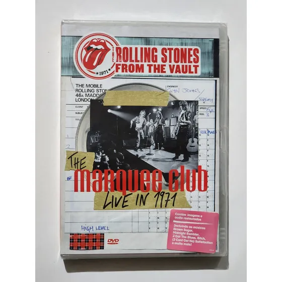Dvd Rolling Stones 1971 From The Vault Original Lacrado