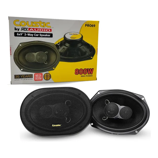 Par Bocinas Coustic 6x9 Pulgadas 800w Pro69