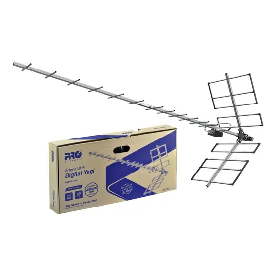 Amplificador 25db + Antena Digital Amplificada Boca Jacare