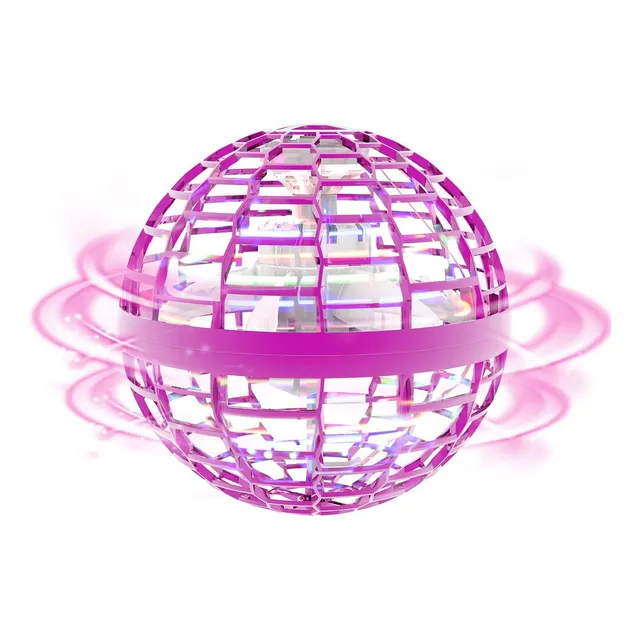 Pelota Mágica Voladora Spinner Luces Recargable Con Control®
