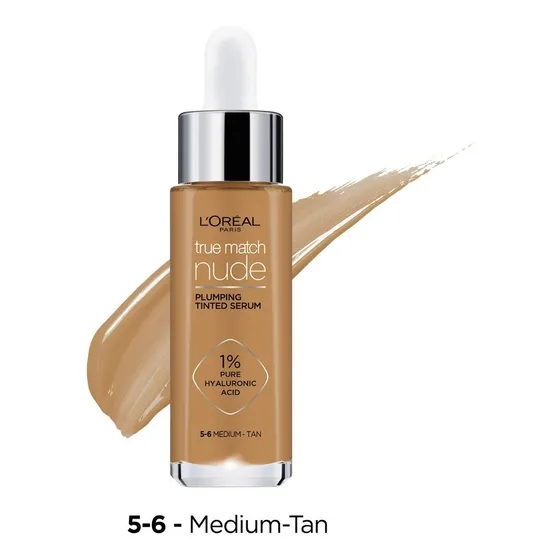 True Match Nude Sérum L'oréal Paris 30 Ml 5-6 medium-tan