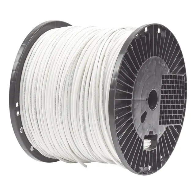 Bobina De Cable Utp De 4 Pares, Cat6a, 23 Awg,blanco, 305m