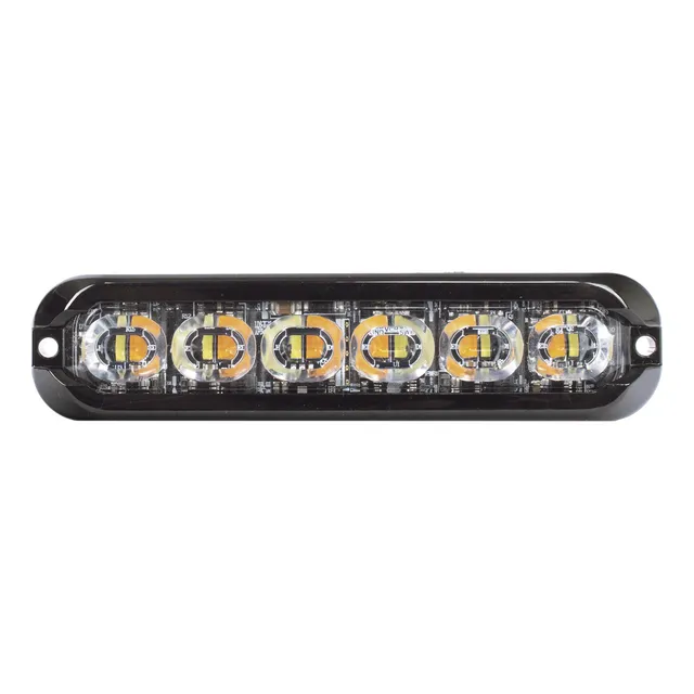 Luz Perimetral , 12 Led Ultra Brillantes, Dual Color Ambar /