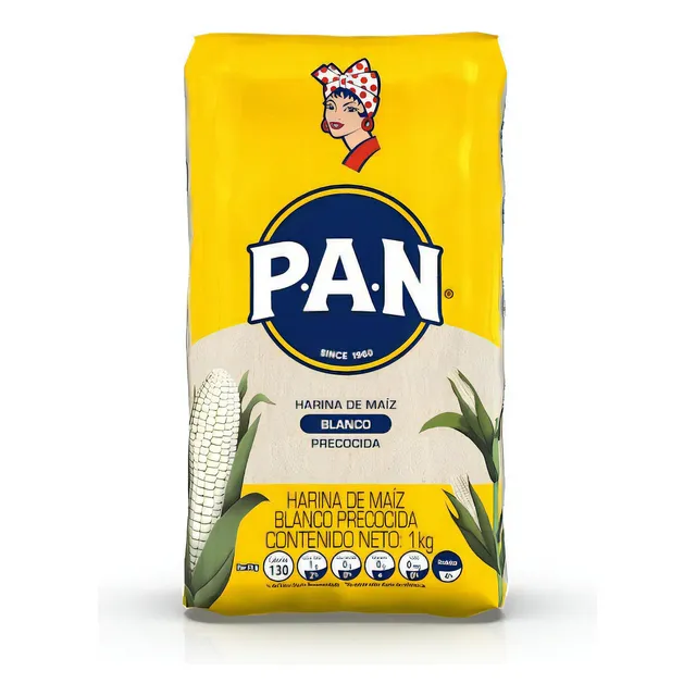 Harina De Maíz Pan Blanco