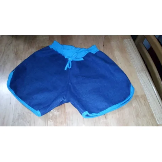 Shorts Tela Blue Jeans Para Niña, Talla 12