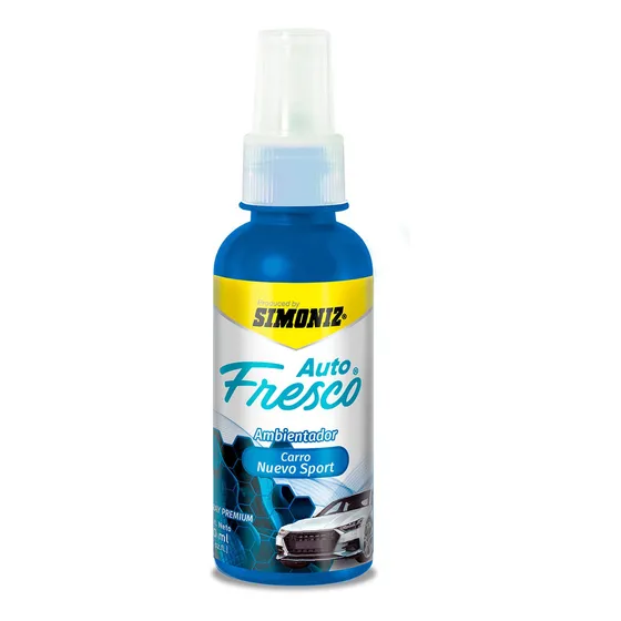Ambientador Spray Simoniz Auto Fresco Carro Sport 100m Color Azul Fragancia Auto