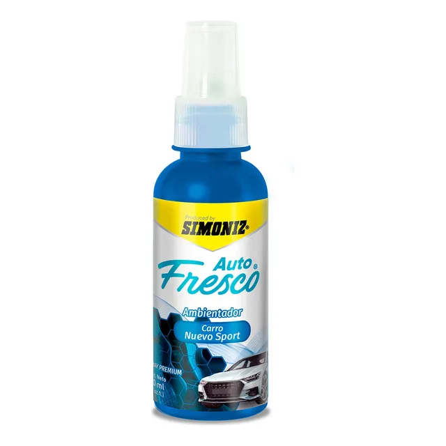 Ambientador Spray Simoniz Auto Fresco Carro Sport 100m Color Azul Fragancia Auto