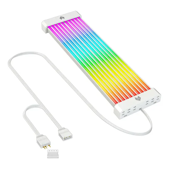 Barra De Led Neon Pc Gamer Al200 Guia Para Cabos Fonte Argb