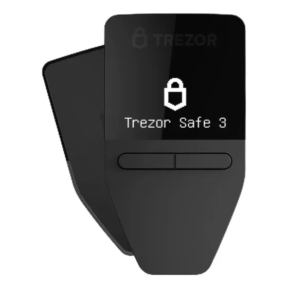 Trezor Safe 3 Cosmic Black Hardware Wallet Carteira Cripto