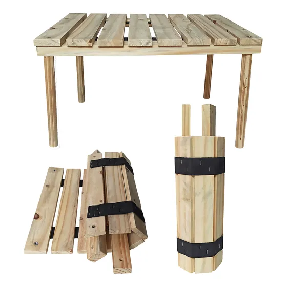 Mesa Pleglable Enrollable Portatil Camping Picnic Playa
