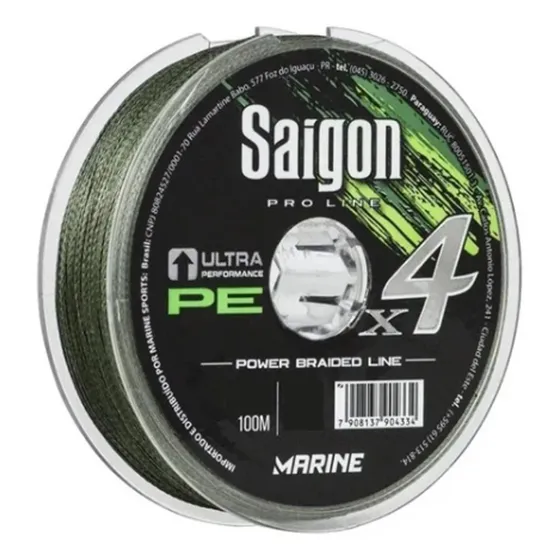 Linha Multifilamento Para Carretilha Molinete 100metros C/nf