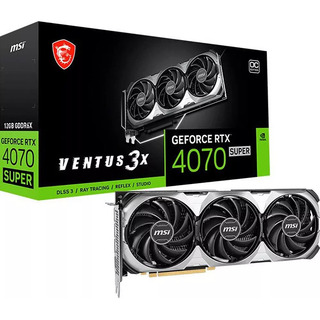 Placa De Vídeo Msi Super Ventus 3x Oc Rtx 4070 12gb Gddr6x Placa De Vídeo Msi Super Ventus 3x Oc Rtx 4070 12gb Gddr6x
