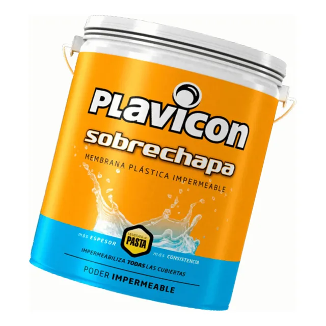 Membrana Plastica Impermeable Plavicon Sobrechapa 20 Kilos