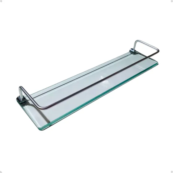 Prateleira Porta Shampoo Com Grade 40x10cm - 8mm