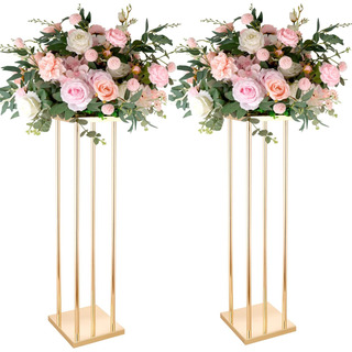 Juego De 2 Centros De Mesa De Boda, Jarrones Geométricos De Juego De 2 Centros De Mesa De Boda, Jarrones Geométricos De