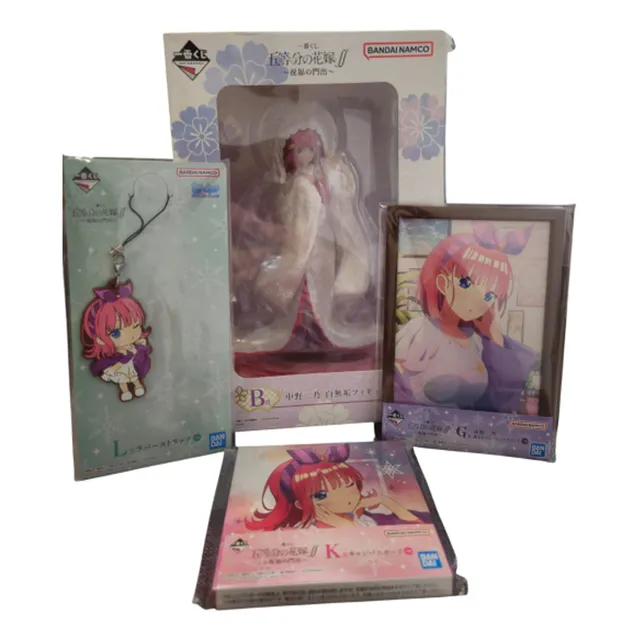 Set Premios Ichiban Kuji Nino Nakano Las Quintillizas Bandai