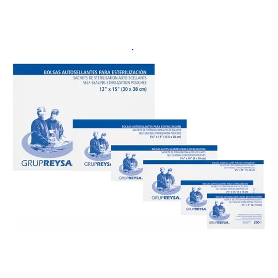 Grupreysa Bolsas Autosellantes Esterilización 7x26cm 200pzs
