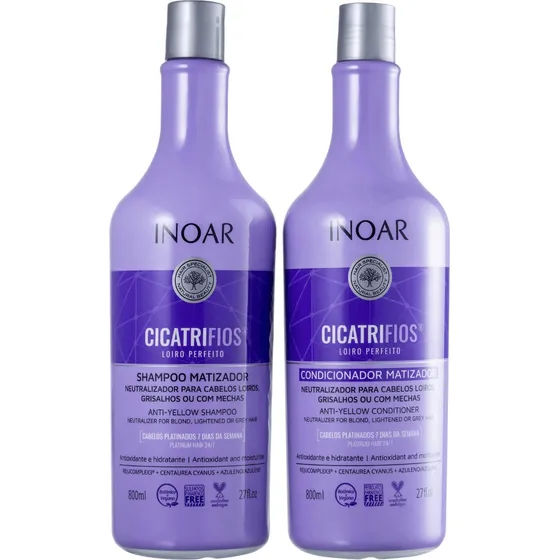 Cicatrifios Loiro Perfeito Kit Duo 800ml Inoar